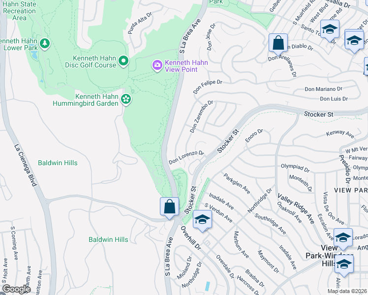 map of restaurants, bars, coffee shops, grocery stores, and more near 4753 Don Zarembo Drive in Los Angeles