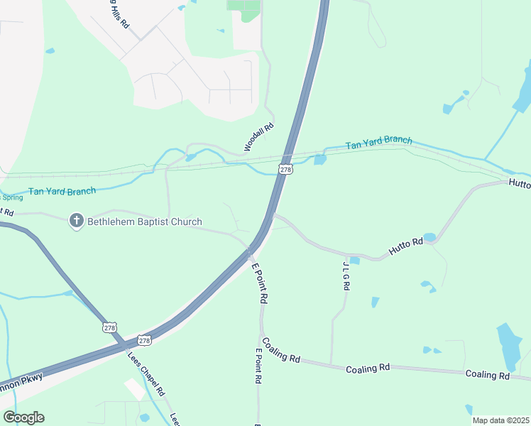 map of restaurants, bars, coffee shops, grocery stores, and more near Syble West Brannon Parkway in Cedartown