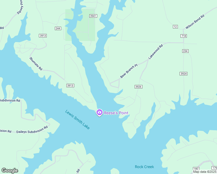 map of restaurants, bars, coffee shops, grocery stores, and more near Rocky Cove Road in Arley