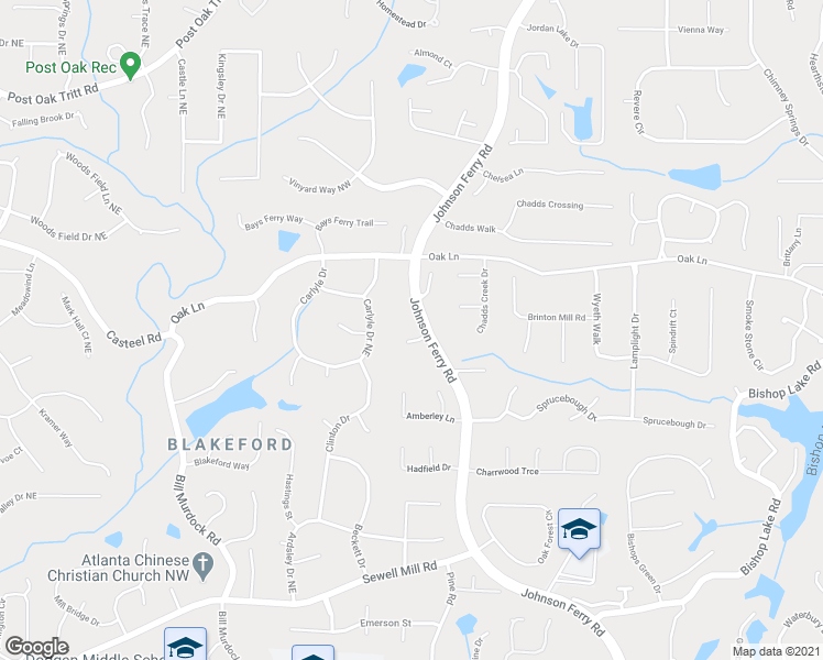 map of restaurants, bars, coffee shops, grocery stores, and more near 3909 Savannah Ridge Drive Northeast in Marietta