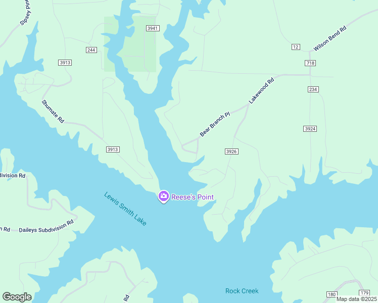 map of restaurants, bars, coffee shops, grocery stores, and more near Rocky Cove Road in Arley