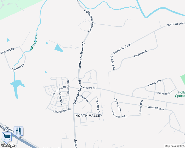 map of restaurants, bars, coffee shops, grocery stores, and more near 127 Elkview Drive in Athens
