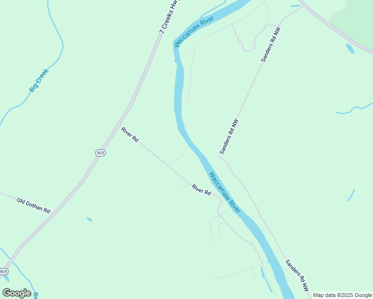 map of restaurants, bars, coffee shops, grocery stores, and more near 319 River Road in Tabor City