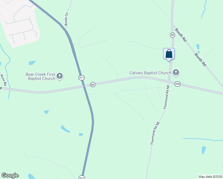 map of restaurants, bars, coffee shops, grocery stores, and more near 400 Corbin Ct in Statham