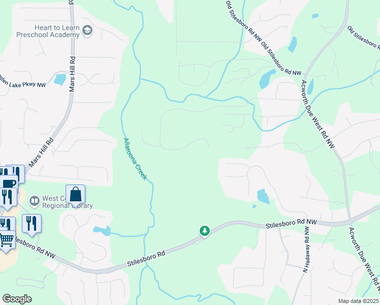 map of restaurants, bars, coffee shops, grocery stores, and more near 4538 Sterling Pointe Drive in Kennesaw