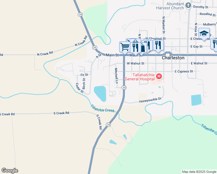 map of restaurants, bars, coffee shops, grocery stores, and more near 507 Murphy Rd in Charleston