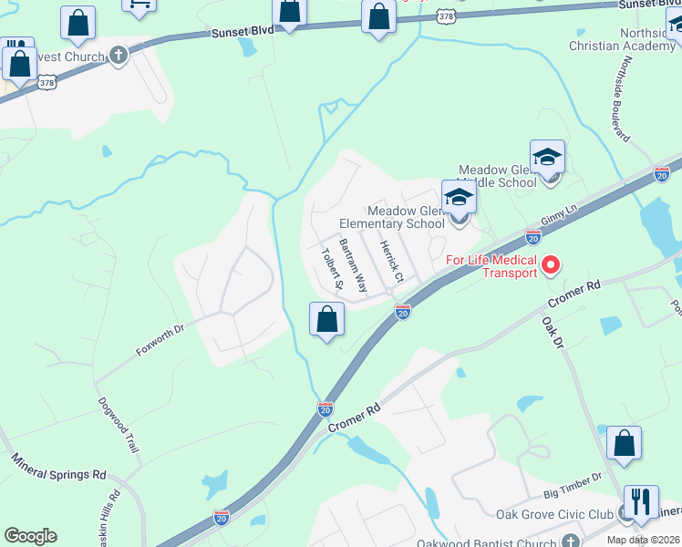 map of restaurants, bars, coffee shops, grocery stores, and more near 120 Tolbert Street in Lexington
