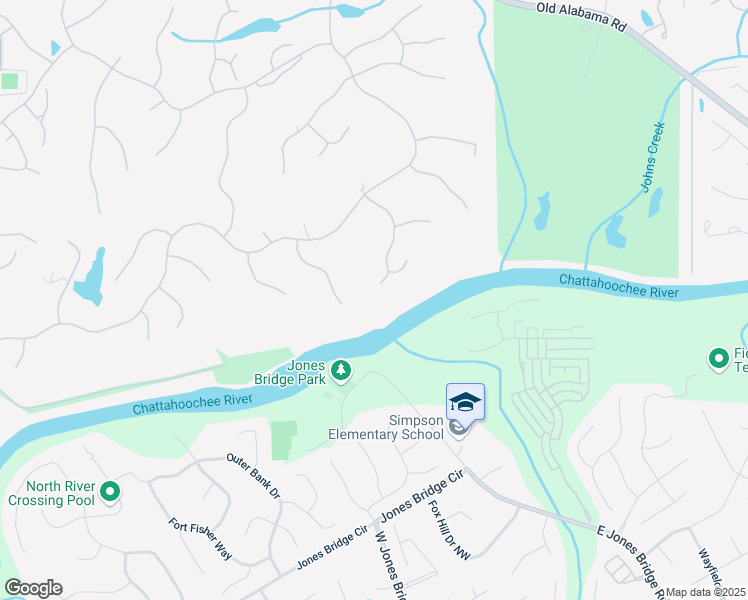 map of restaurants, bars, coffee shops, grocery stores, and more near 510 Covington Cove in Alpharetta