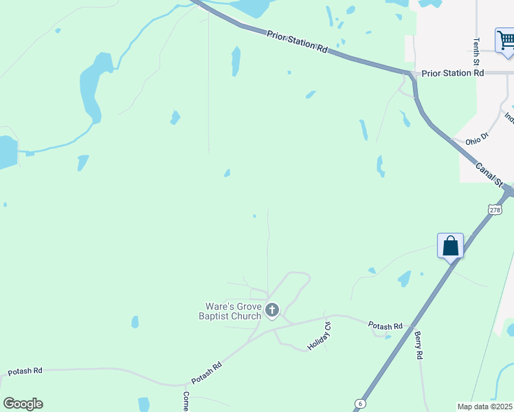 map of restaurants, bars, coffee shops, grocery stores, and more near 257 Potash Spur in Cedartown