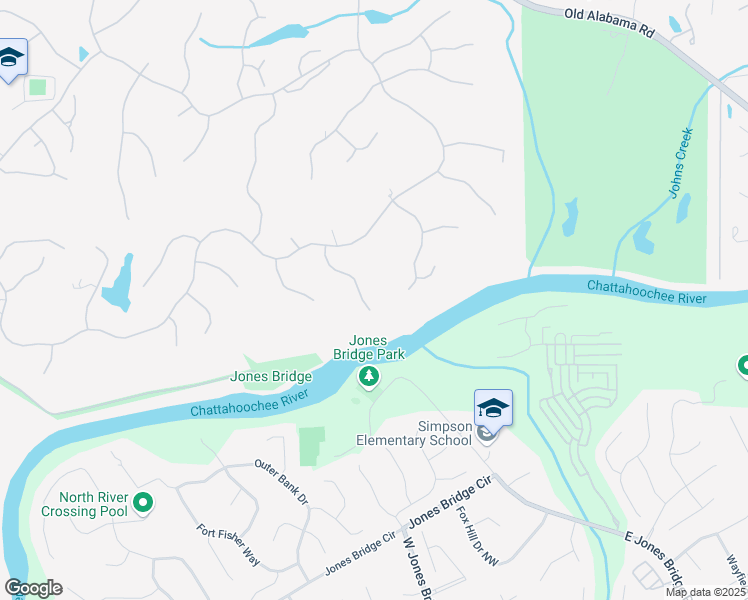 map of restaurants, bars, coffee shops, grocery stores, and more near 750 Sturges Way in Alpharetta