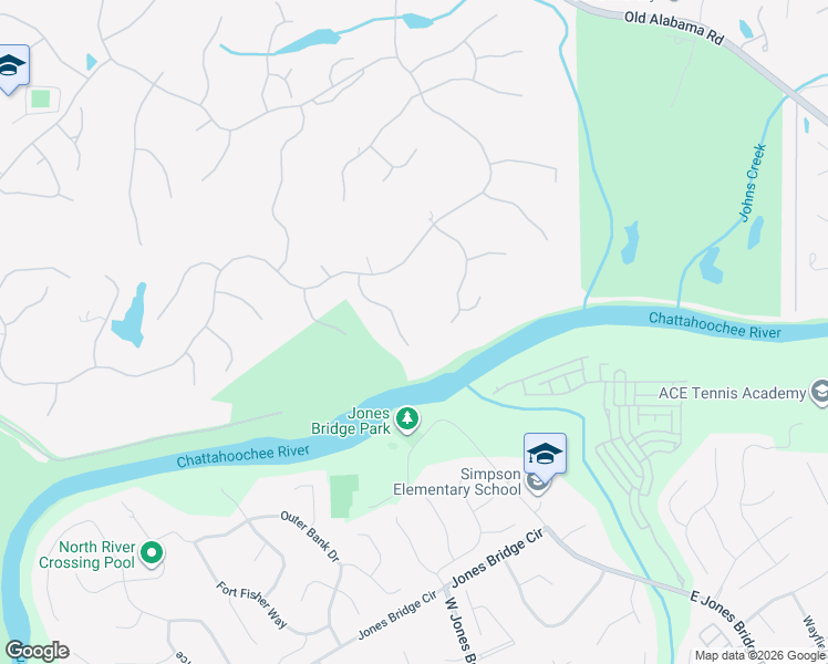 map of restaurants, bars, coffee shops, grocery stores, and more near 750 Sturges Way in Alpharetta
