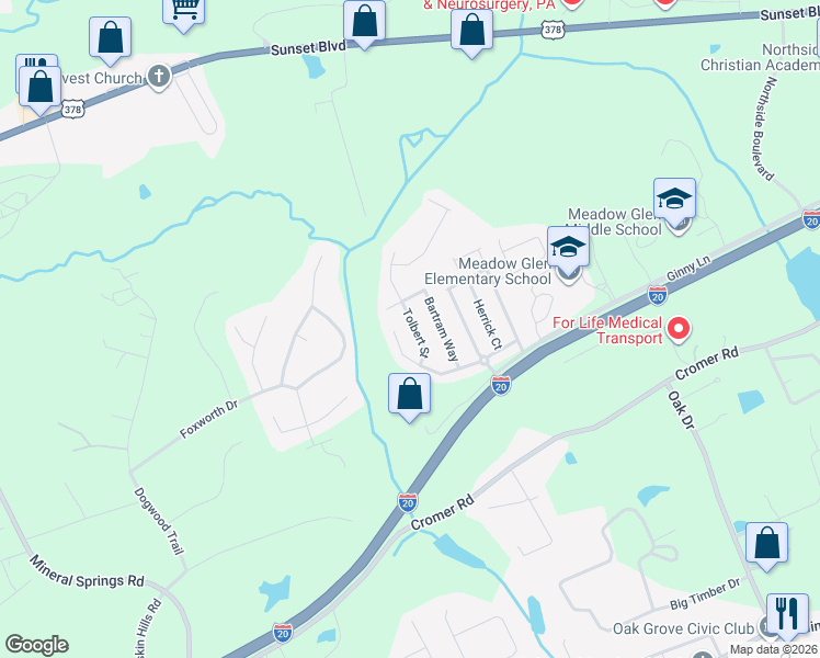 map of restaurants, bars, coffee shops, grocery stores, and more near 336 Allenbrooke Drive in Lexington