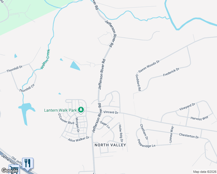 map of restaurants, bars, coffee shops, grocery stores, and more near 610 Jefferson River Road in Athens