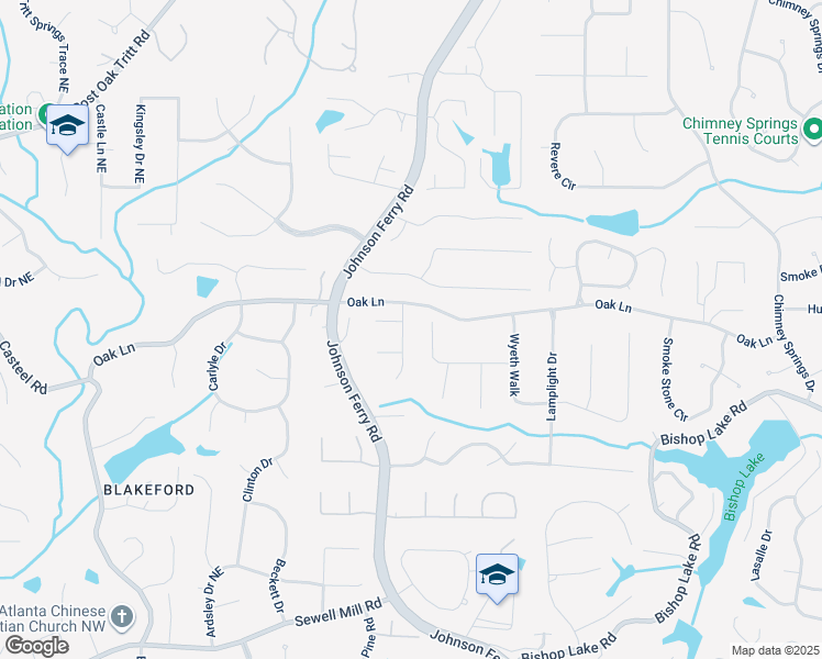 map of restaurants, bars, coffee shops, grocery stores, and more near 2244 Chadds Creek Drive in Marietta