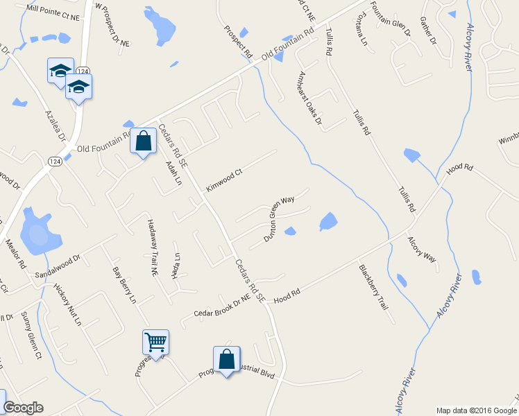 map of restaurants, bars, coffee shops, grocery stores, and more near Dulwich Court in Lawrenceville