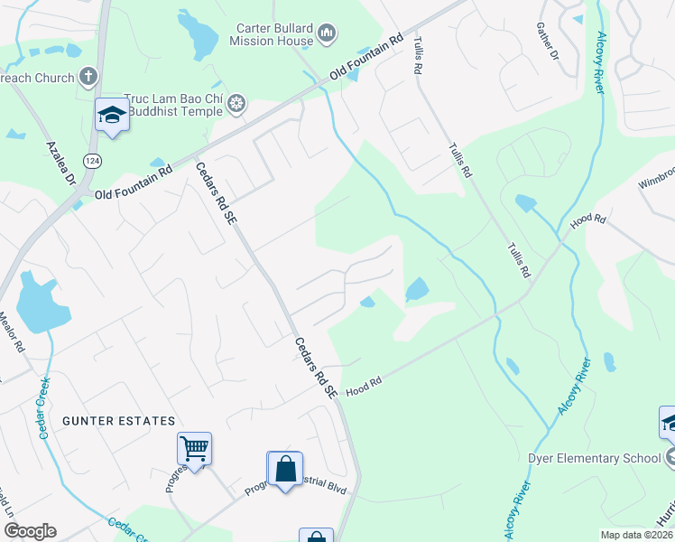 map of restaurants, bars, coffee shops, grocery stores, and more near 1508 Dulwich Court in Lawrenceville