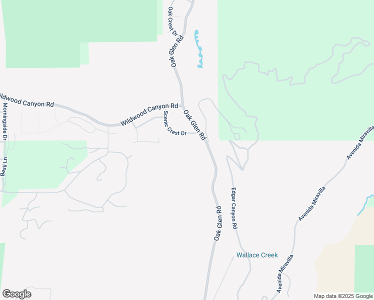 map of restaurants, bars, coffee shops, grocery stores, and more near Oak Glen Road in Cherry Valley