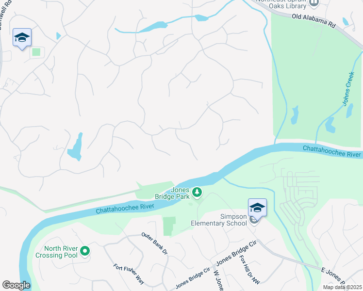 map of restaurants, bars, coffee shops, grocery stores, and more near 735 Sturges Way in Alpharetta