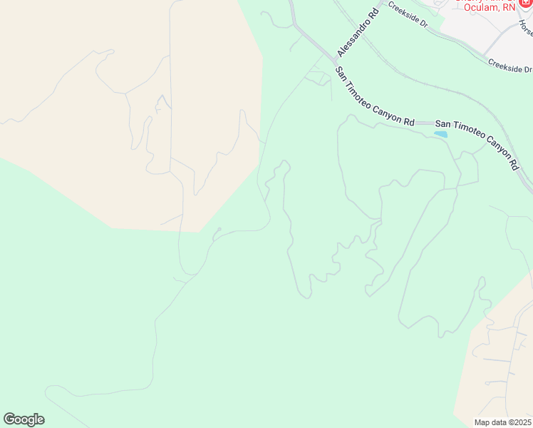 map of restaurants, bars, coffee shops, grocery stores, and more near Smiley Heights Drive in Redlands