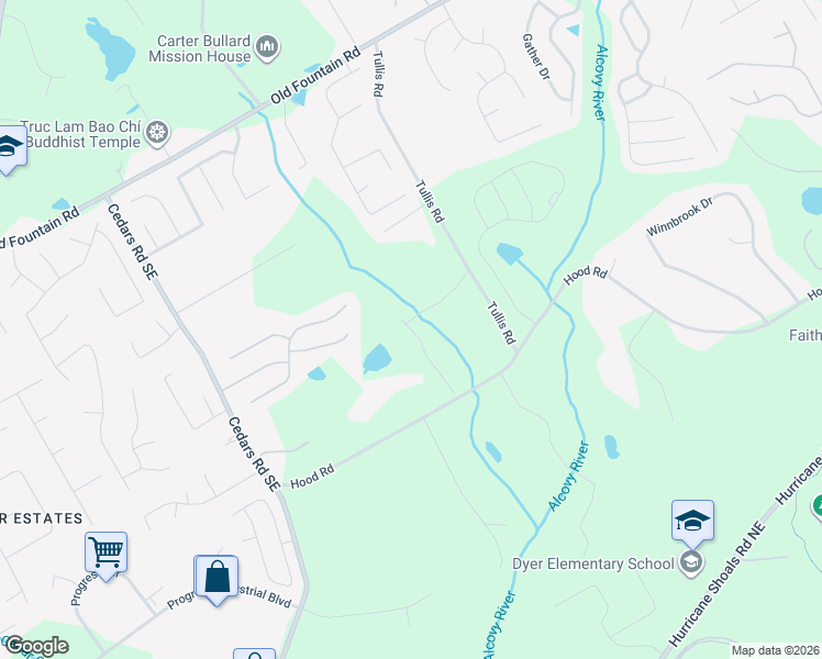 map of restaurants, bars, coffee shops, grocery stores, and more near 931 Tullis Road in Lawrenceville