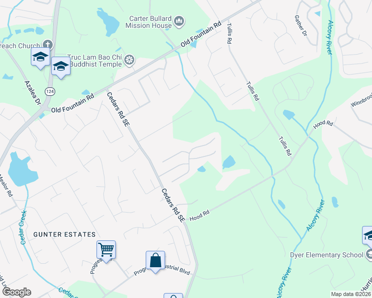 map of restaurants, bars, coffee shops, grocery stores, and more near 1508 Dulwich Court in Lawrenceville