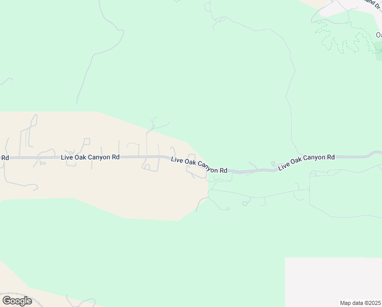 map of restaurants, bars, coffee shops, grocery stores, and more near 30452 Live Oak Canyon Road in Redlands