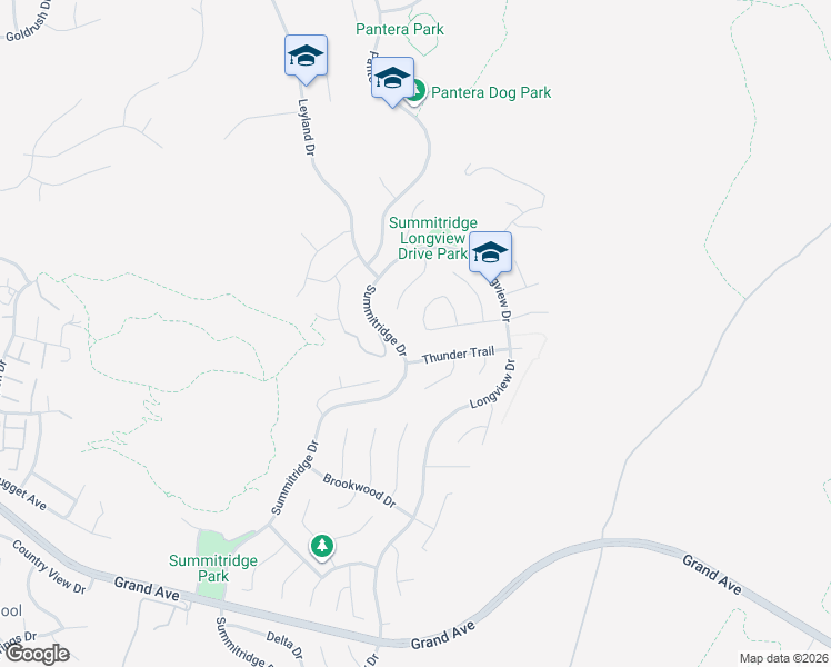 map of restaurants, bars, coffee shops, grocery stores, and more near 24301 Sunnycrest Court in Diamond Bar