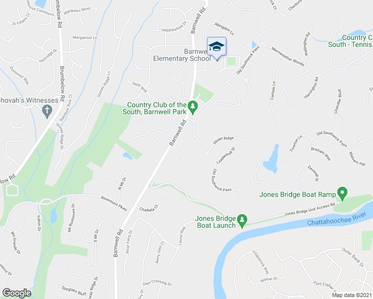 map of restaurants, bars, coffee shops, grocery stores, and more near 8905 Old Southwick Pass in Alpharetta