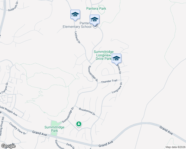 map of restaurants, bars, coffee shops, grocery stores, and more near 964 Summitridge Drive in Diamond Bar