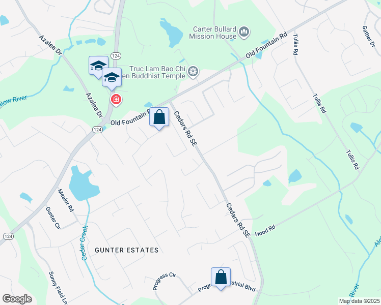 map of restaurants, bars, coffee shops, grocery stores, and more near 1021 Adah Lane in Lawrenceville