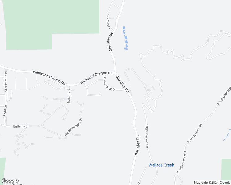 map of restaurants, bars, coffee shops, grocery stores, and more near 13672 Scenic Crest Drive in Yucaipa