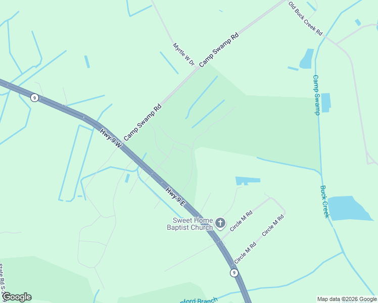 map of restaurants, bars, coffee shops, grocery stores, and more near 2502 South Carolina 9 in Loris