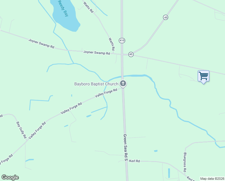 map of restaurants, bars, coffee shops, grocery stores, and more near 5835 Valley Forge Rd in Aynor