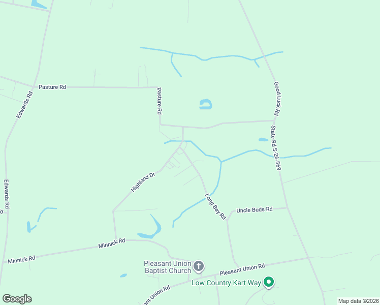 map of restaurants, bars, coffee shops, grocery stores, and more near Long Bay in Aynor