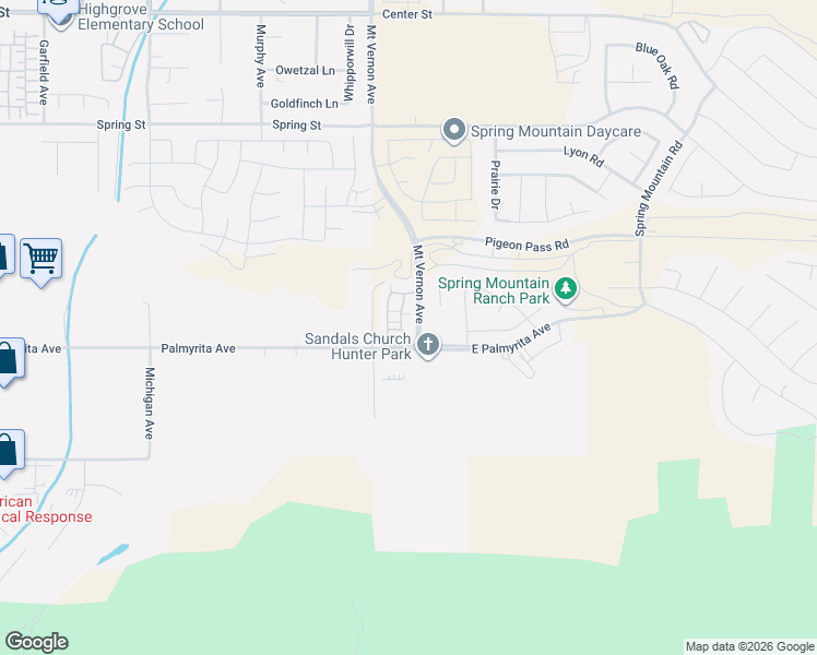 map of restaurants, bars, coffee shops, grocery stores, and more near 20083 Cold Canyon Court in Riverside