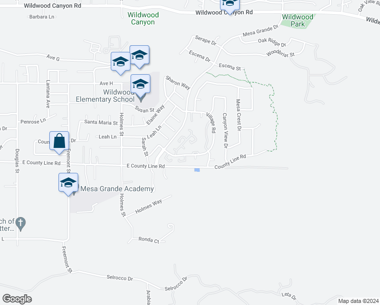 map of restaurants, bars, coffee shops, grocery stores, and more near 13644 Sumac Loop in Yucaipa