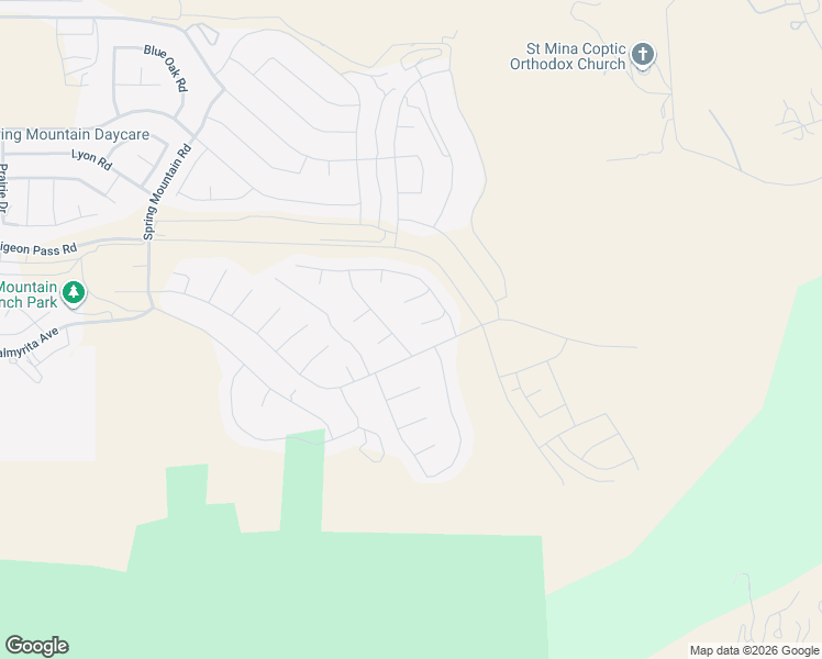 map of restaurants, bars, coffee shops, grocery stores, and more near 21221 Bison Mesa Road in Riverside