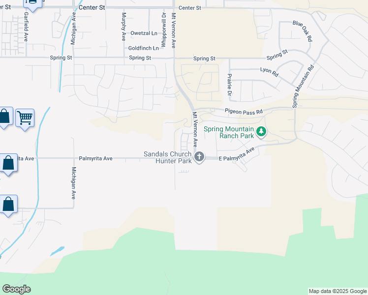 map of restaurants, bars, coffee shops, grocery stores, and more near 7959 Cold Creek Street in Riverside