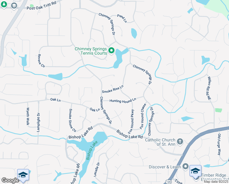 map of restaurants, bars, coffee shops, grocery stores, and more near 4586 Smoke Rise Lane in Marietta
