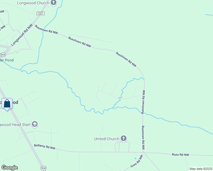 map of restaurants, bars, coffee shops, grocery stores, and more near 6979 Maple Road Northwest in Ash