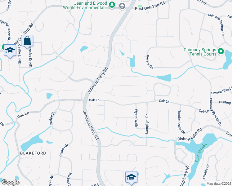 map of restaurants, bars, coffee shops, grocery stores, and more near 4085 Chadds Walk in Marietta