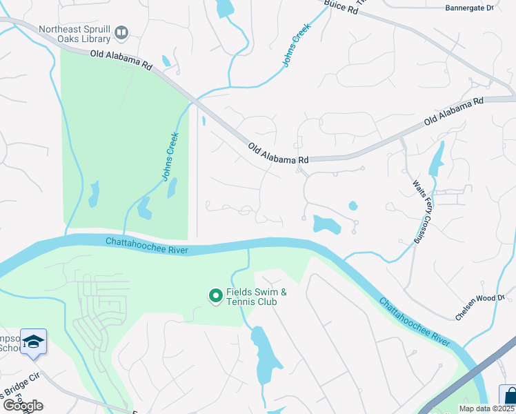 map of restaurants, bars, coffee shops, grocery stores, and more near 403 South River Farm Drive in Alpharetta