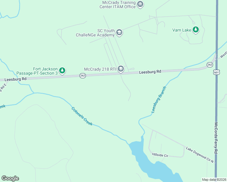 map of restaurants, bars, coffee shops, grocery stores, and more near 5410 Leesburg Road in Eastover