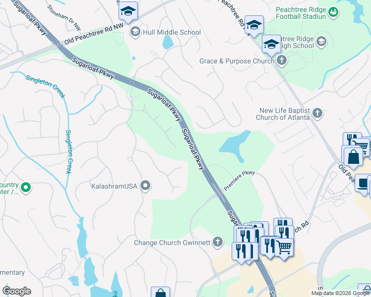 map of restaurants, bars, coffee shops, grocery stores, and more near 3093 Bagley Passage in Duluth