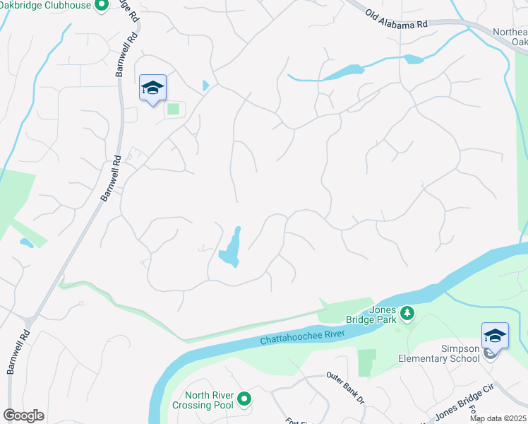 map of restaurants, bars, coffee shops, grocery stores, and more near 915 Tiverton Lane in Alpharetta