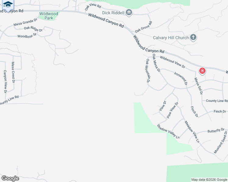 map of restaurants, bars, coffee shops, grocery stores, and more near 13600 Diamond Point Drive in Yucaipa