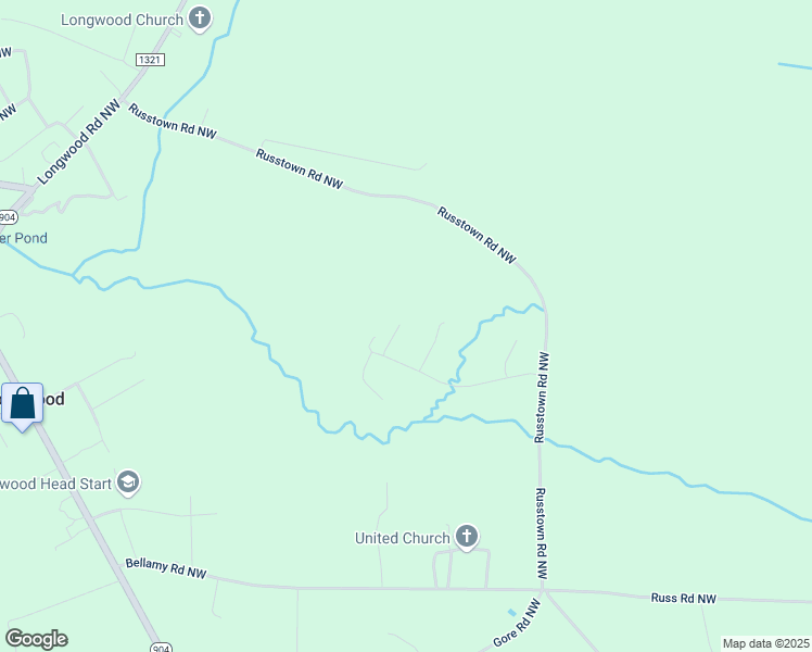 map of restaurants, bars, coffee shops, grocery stores, and more near 6979 Maple Road Northwest in Ash