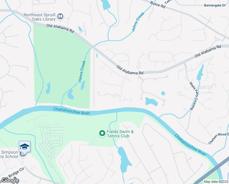 map of restaurants, bars, coffee shops, grocery stores, and more near 1000 Stethem Ferry Road in Alpharetta