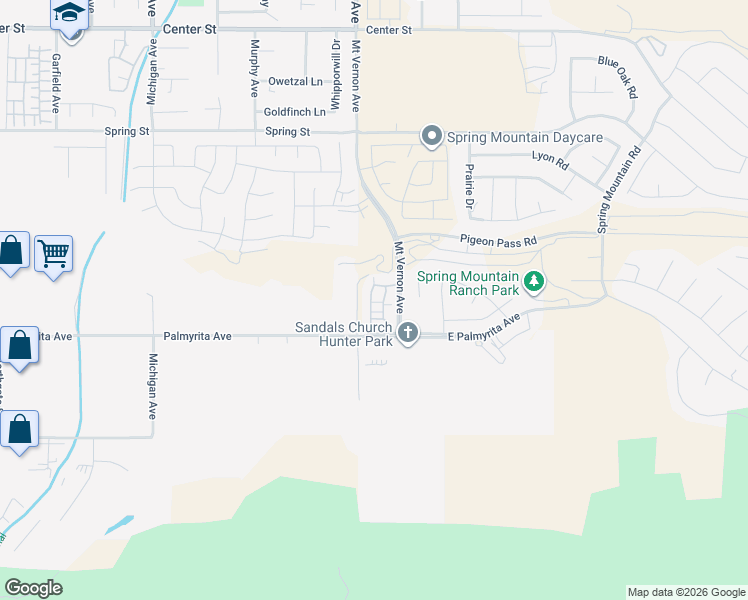map of restaurants, bars, coffee shops, grocery stores, and more near 7911 Cold Creek Street in Riverside