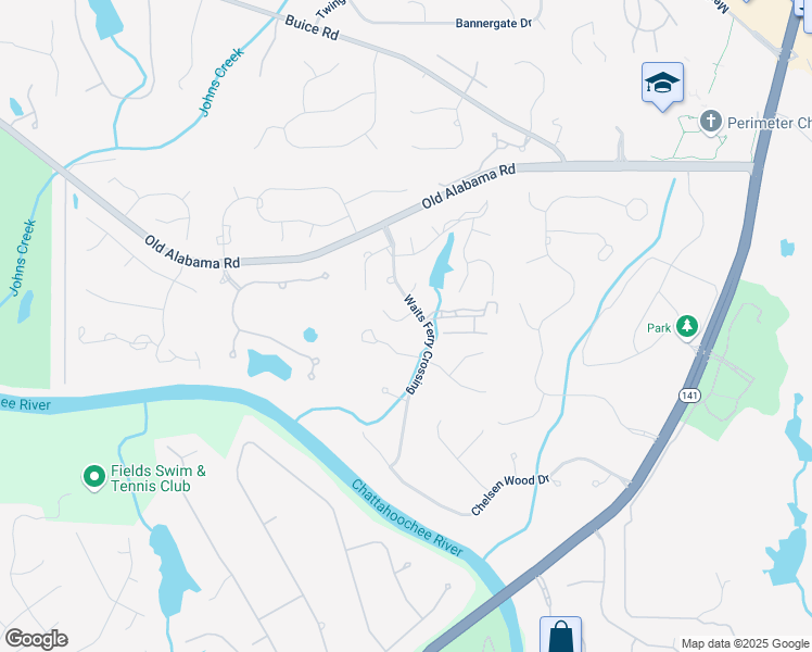 map of restaurants, bars, coffee shops, grocery stores, and more near 5180 Cralyn Court in Duluth